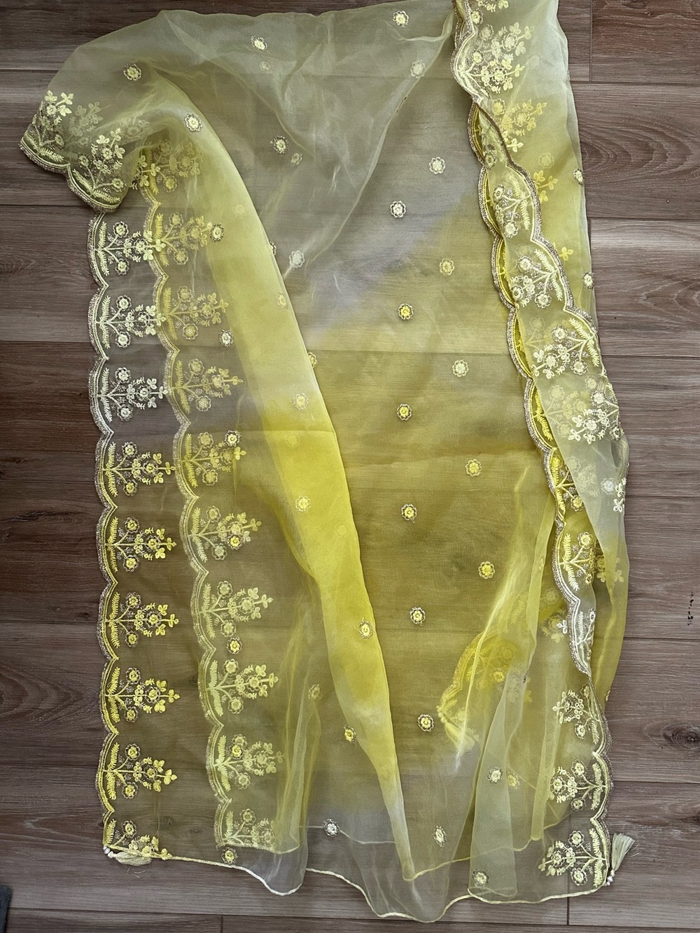 Dupatta Organza Embroidered/Sequin OS